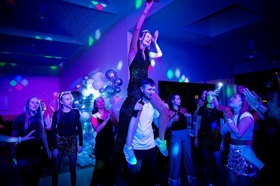 Soirée dansante, ambiance de fête